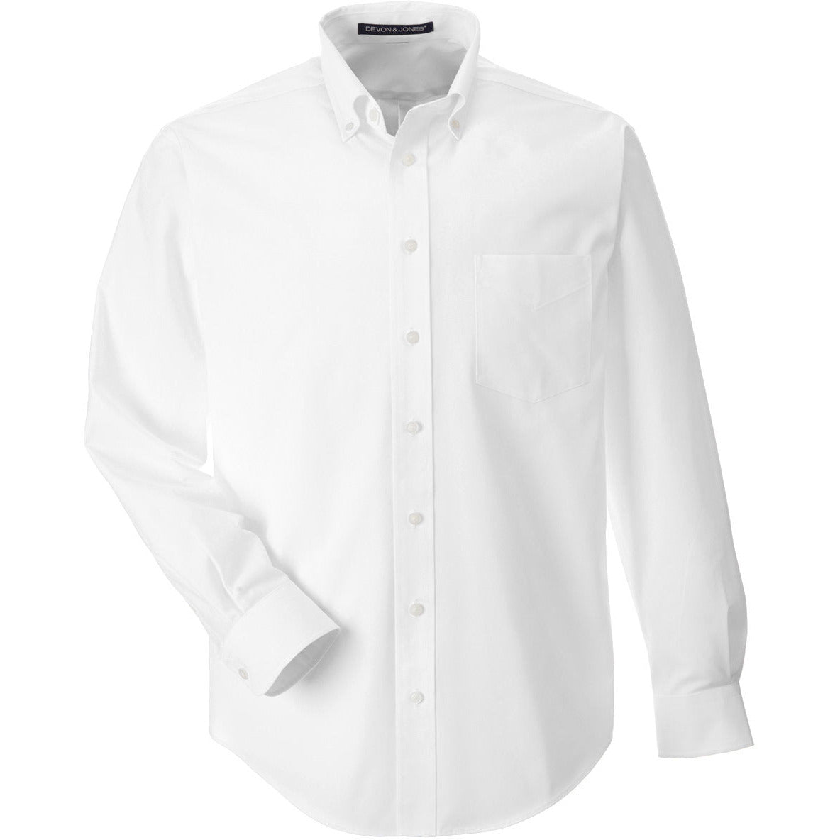 Devon & Jones Men's Crown Collection® Broadcloth Woven Dress Shirt
