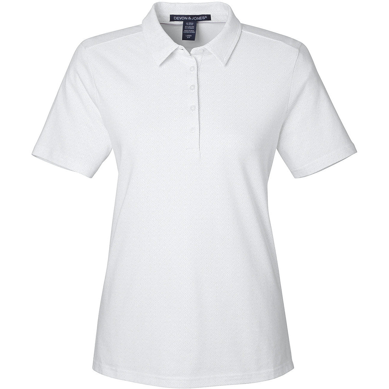 Devon & Jones Women's Crownlux Performance® Geo Polo