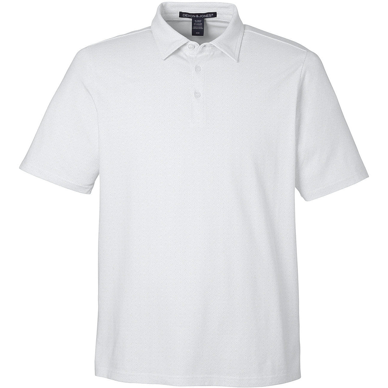 Devon & Jones Men's Crownlux Performance® Geo Polo